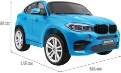 Elektromobilis BMW X6M XXL, zils
