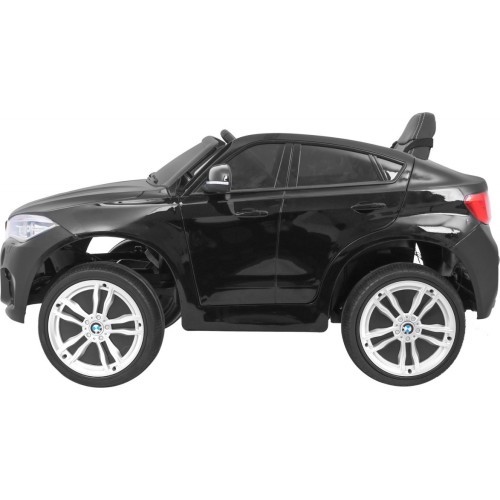Elektromobilis BMW X6M, lakots melns