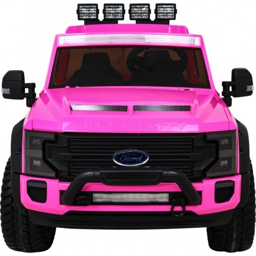 Детский электромобиль Ford Super Duty, розовый