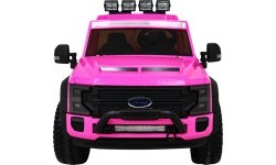 Bērnu elektromobilis Ford Super Duty, rozā
