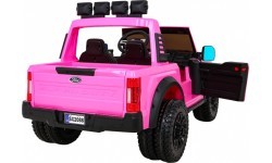 Детский электромобиль Ford Super Duty, розовый