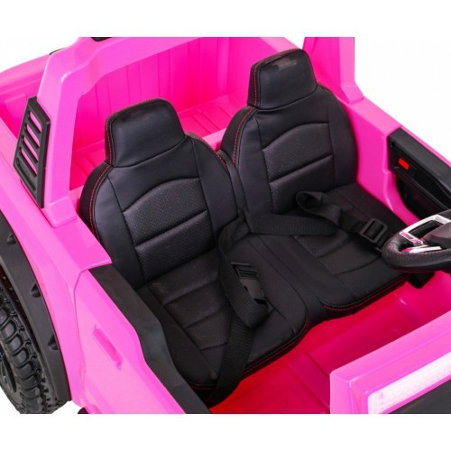 Bērnu elektromobilis Ford Super Duty, rozā