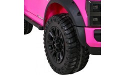 Детский электромобиль Ford Super Duty, розовый