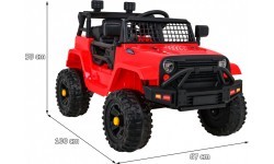 Jeep Dark Night Red Vehicle