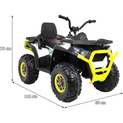 Kvadricikls ATV Desert, balts