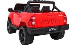 Toyota Hilux elektromobilis bērniem, sarkans