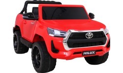 Toyota Hilux elektromobilis bērniem, sarkans