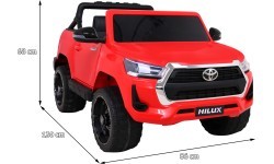 Toyota Hilux vehicle Red