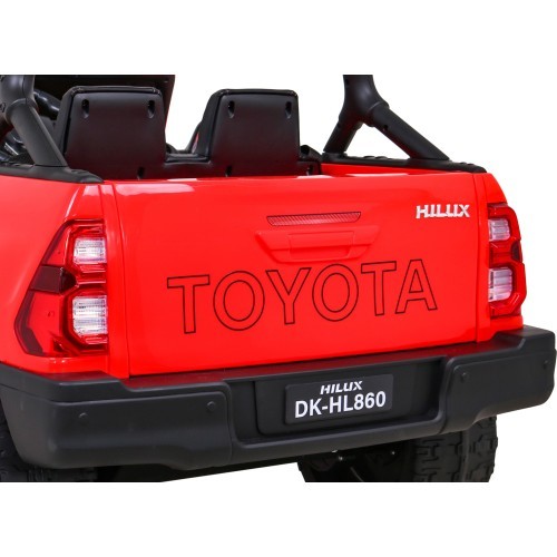 Toyota Hilux vehicle Red