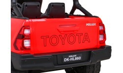 Детский электромобиль Toyota Hilux красный