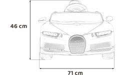 Bugatti Chiron Blue vehicle