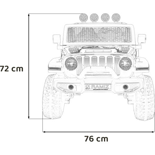 Электромобиль OFF-ROAD 3.0, розовый