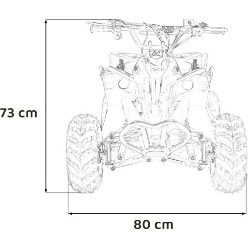 RENEGADE 110CC Gas Powered Vehicles Yellow