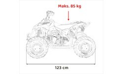 RENEGADE 110CC Gas Powered Vehicles Yellow