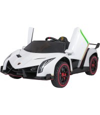 Elektromobilis Lamborghini Veneno, balts