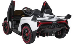 Elektromobilis Lamborghini Veneno, balts