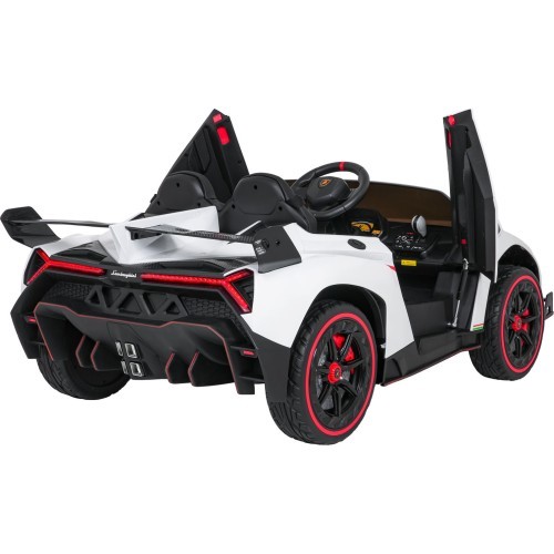 Elektromobilis Lamborghini Veneno, balts
