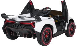 Elektromobilis Lamborghini Veneno, balts