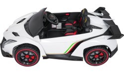 Elektromobilis Lamborghini Veneno, balts