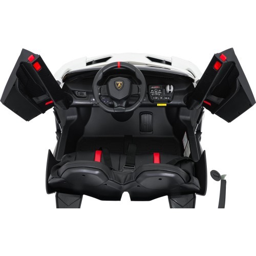 Elektromobilis Lamborghini Veneno, balts