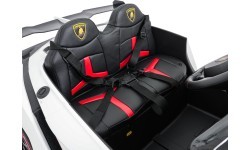 Elektromobilis Lamborghini Veneno, balts
