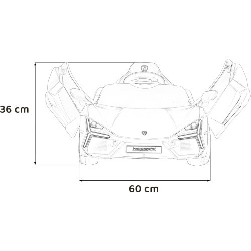 Elektromobilis Lamborghini Revuelto, zils