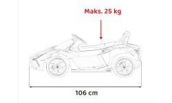 Электромобиль Lamborghini Revuelto, синий