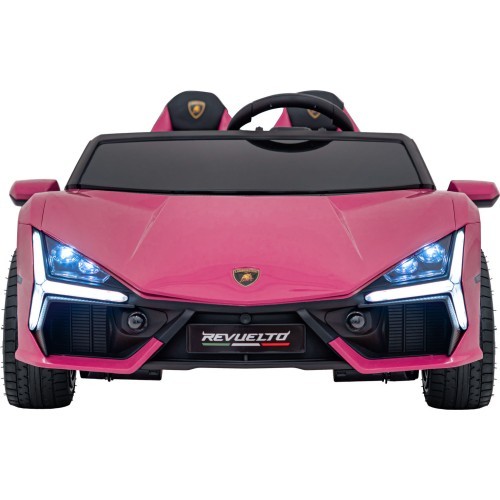 Elektromobilis Lamborghini Revuelto XL STRONG, rozā