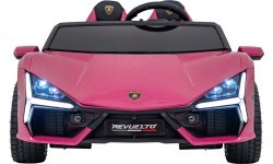 Elektromobilis Lamborghini Revuelto XL STRONG, rozā
