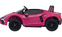 Elektromobilis Lamborghini Revuelto XL STRONG, rozā