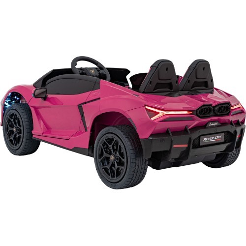 Электромобиль Lamborghini Revuelto XL STRONG, розовый