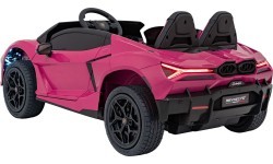 Elektromobilis Lamborghini Revuelto XL STRONG, rozā