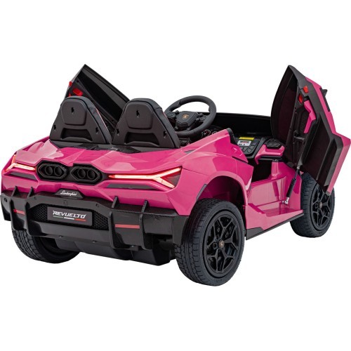 Электромобиль Lamborghini Revuelto XL STRONG, розовый