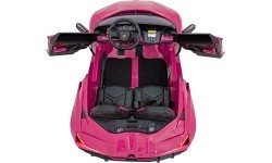 Elektromobilis Lamborghini Revuelto XL STRONG, rozā