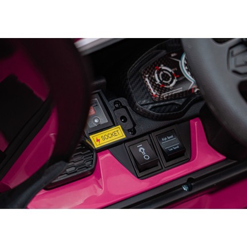 Электромобиль Lamborghini Revuelto XL STRONG, розовый