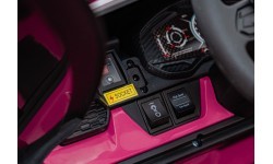Elektromobilis Lamborghini Revuelto XL STRONG, rozā