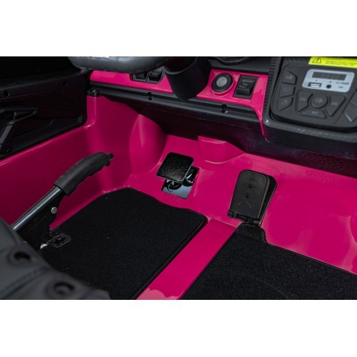 Elektromobilis Lamborghini Revuelto XL STRONG, rozā