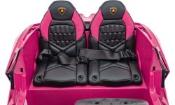 Elektromobilis Lamborghini Revuelto XL STRONG, rozā