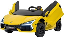 Elektromobilis Lamborghini Revuelto XL STRONG, dzeltens