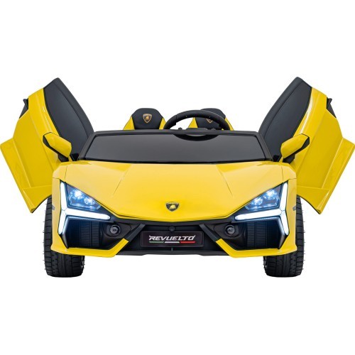 Elektromobilis Lamborghini Revuelto XL STRONG, dzeltens