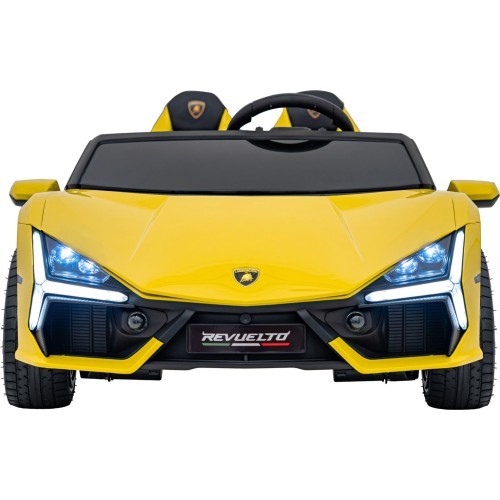 Elektromobilis Lamborghini Revuelto XL STRONG, dzeltens