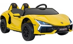 Электромобиль Lamborghini Revuelto XL STRONG, желтый