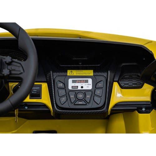 Elektromobilis Lamborghini Revuelto XL STRONG, dzeltens