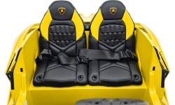 Elektromobilis Lamborghini Revuelto XL STRONG, dzeltens