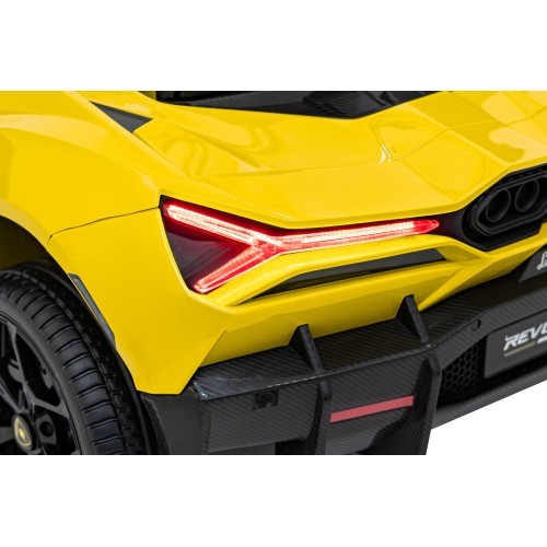 Elektromobilis Lamborghini Revuelto XL STRONG, dzeltens