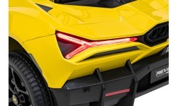 Elektromobilis Lamborghini Revuelto XL STRONG, dzeltens
