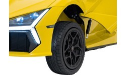 Elektromobilis Lamborghini Revuelto XL STRONG, dzeltens