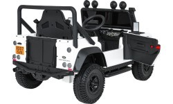 Land Rover Defender 110 SVX Concept elektromobilis balts