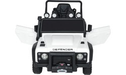 Land Rover Defender 110 SVX Concept elektromobilis balts