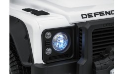Land Rover Defender 110 SVX Concept elektromobilis balts